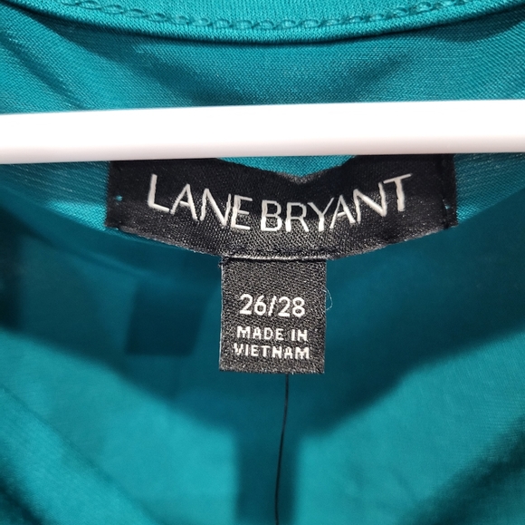 Lane Bryant Drape Neck Jersey Blouse - Picture 4 of 6
